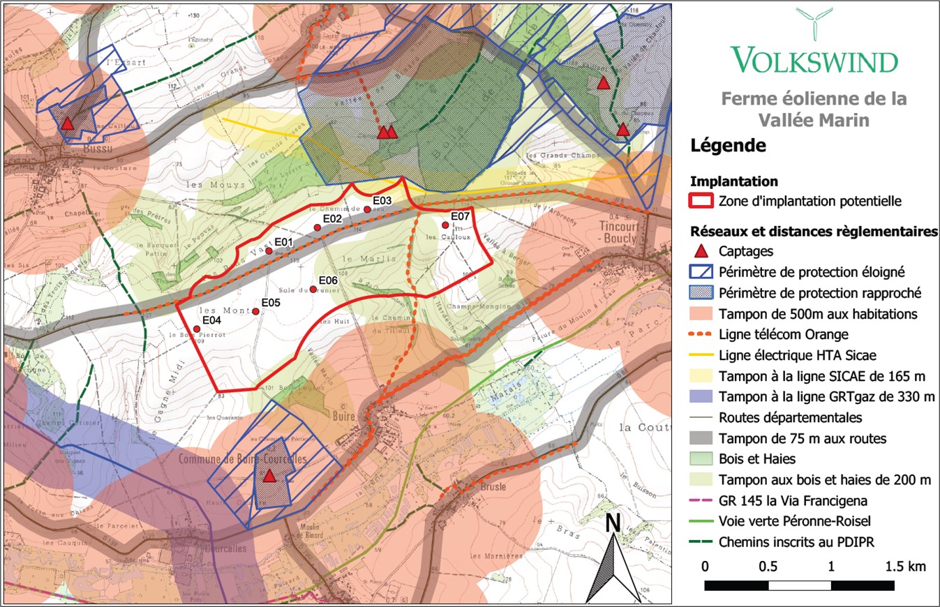 carte des contraintes